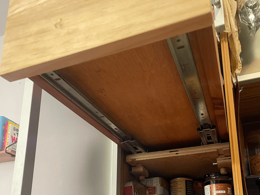 This was kind of a pain to install because the cabinet was so deep.