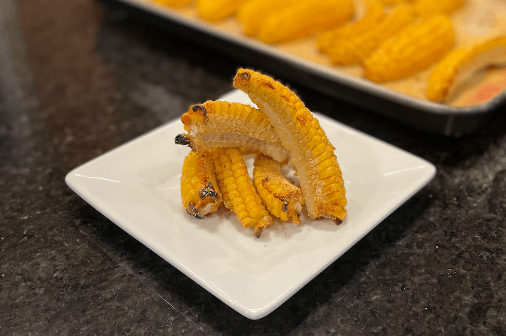 Covered in an addictive cheesy seasoning, these are a fun appetizer that's great for summer as well.