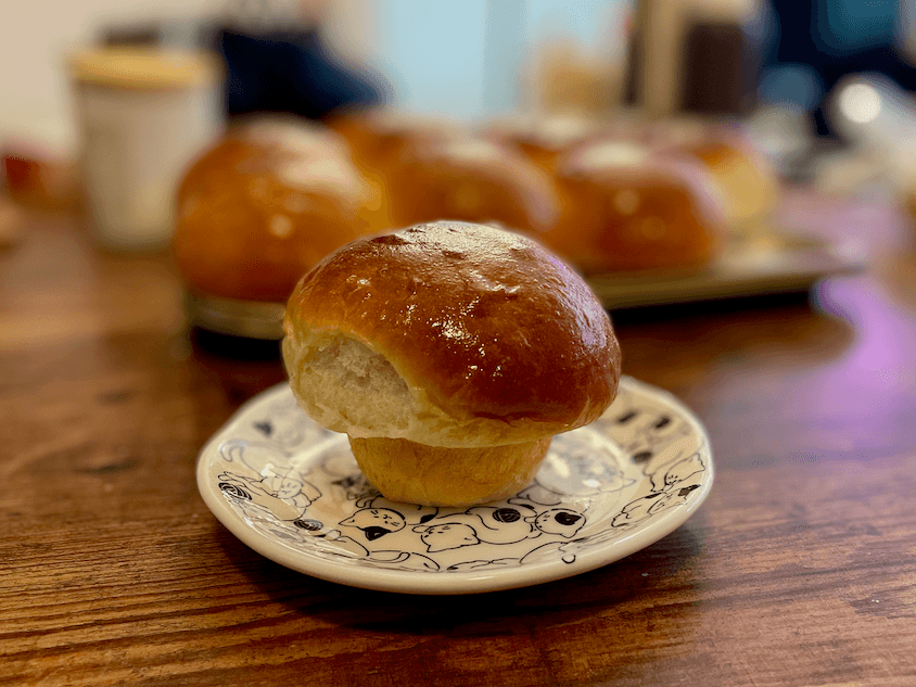 Honey yeast rolls title picture