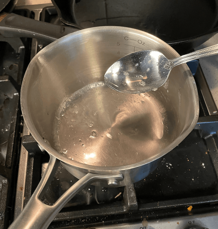 The liquid will be on the runnier side, but that's ok.